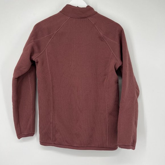 Storm Pack Womens Long Sleeve Fleece Quarter Zip Pullover Sweater Pink Small NWT - Picture 5 of 10